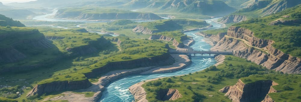 River landscapes: Middle Course