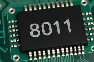 8051 Microcontroller Instruction Set and Addressing