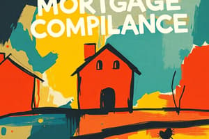 Mortgage Compliance Practices Quiz