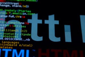 HTML Fundamentals for Web Development