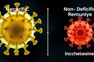 Specific vs Non-Specific Immunity