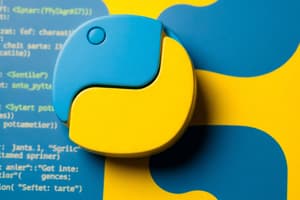 Introduction to Python Programming