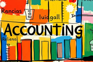 Accounting Terms and Definitions