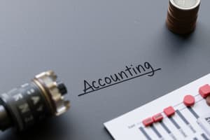 (Week 1 ) Introduction to Accounting