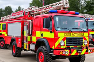 Equipos 4x4 en Bomberos