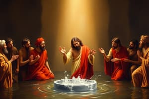 Baptism of Jesus and First Disciples