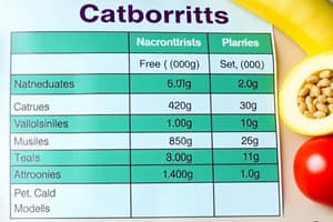 EPE 155: Macronutrients - Carbohydrates