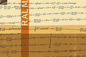 Exam Instructions and Formulas