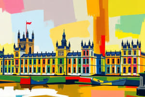 Palace of Westminster: UK Parliament History