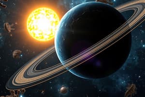 Solar System and Cell Types Quiz