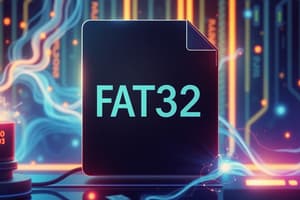 Systèmes de fichiers : FAT32, NTFS, exFAT