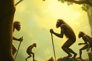 Early Hominins: Walking and Tool Use