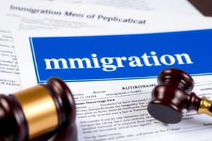 Notarizing Immigration Documents