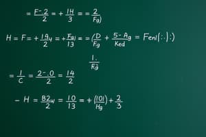 Thermodynamics Equations Flashcards