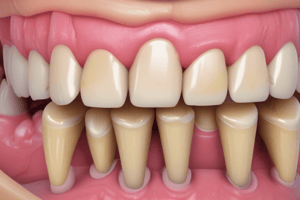 Aging Effects on Periodontium and Progression