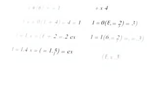 Solving Linear Equations