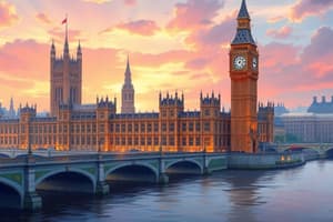 Palace of Westminster: History and Parliament