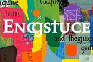 The English Language: History and Influences