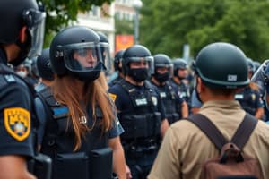 Reuniones o Manifestaciones Ilícitas