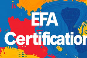 Examen EFA Certificación