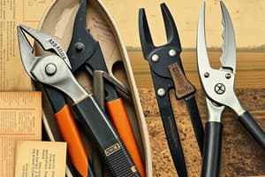 Agricultural Tools and Equipment Quiz