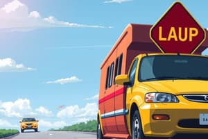 New Jersey Driving Regulations Quiz