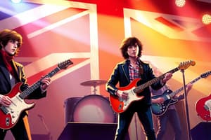 British Invasion and Rock Bands Quiz