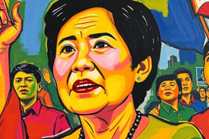 Philippine History: Cory Aquino and 1970 Protests