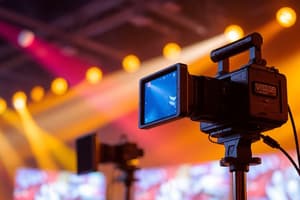 Vision Systems in Live Productions