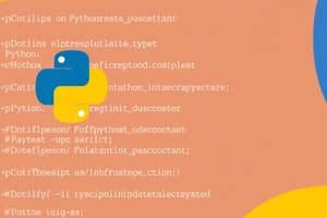 Introduction to Python Syntax