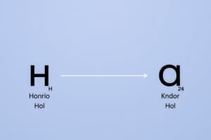 Chemistry Class Nomenclature and Bonding