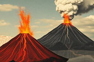 Types of Volcanoes and Eruptions