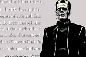 Frankenstein Quotes - Chapter 3