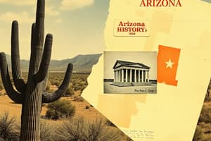 Arizona History and Origin