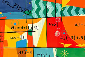 Algebra Basics Overview