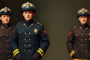 Fire Department Uniform Regulations