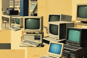 Classification of Computers