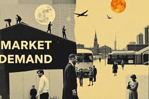 Individual vs. Market Demand & Supply