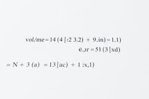 Calcul intégral: Volume et surface