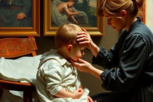 Child Development Stages and Examination Techniques