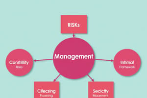 COSO and Risk Management Quiz