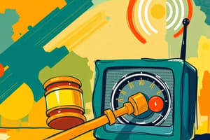 Philippine Radio Laws Quiz