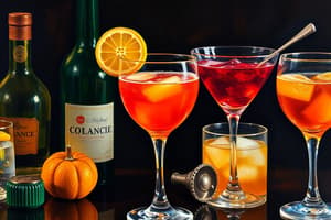 Cocktail Recipes: Ingredients and Garnishes