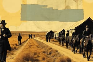 Oregon Trail Migration Quiz