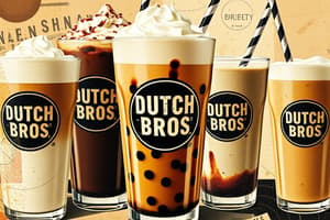 Dutch Bros Blended Drinks Flashcards