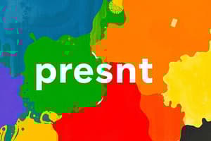Simple Present Tense: Definition, Usage, Examples