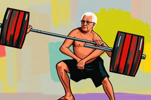 Weight Training Benefits for Older Adults