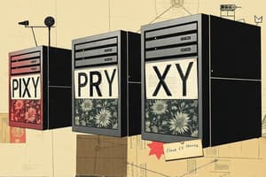 Servidores proxy: usos y funciones