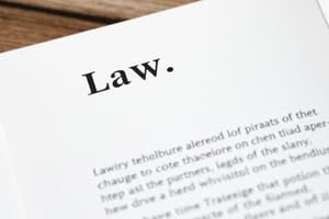 Understanding Legal Terms: Latin & English