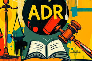 Risoluzione delle Controversie ADR nel Codice Pubblico